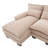 Chenille Sectional Sofa with Double Chaises-948247685