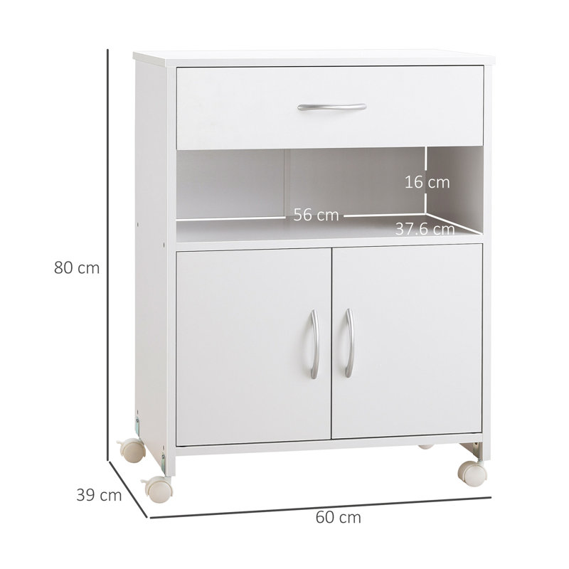 Pacorro 60cm Wide 1 -Drawer File Cabinet, White