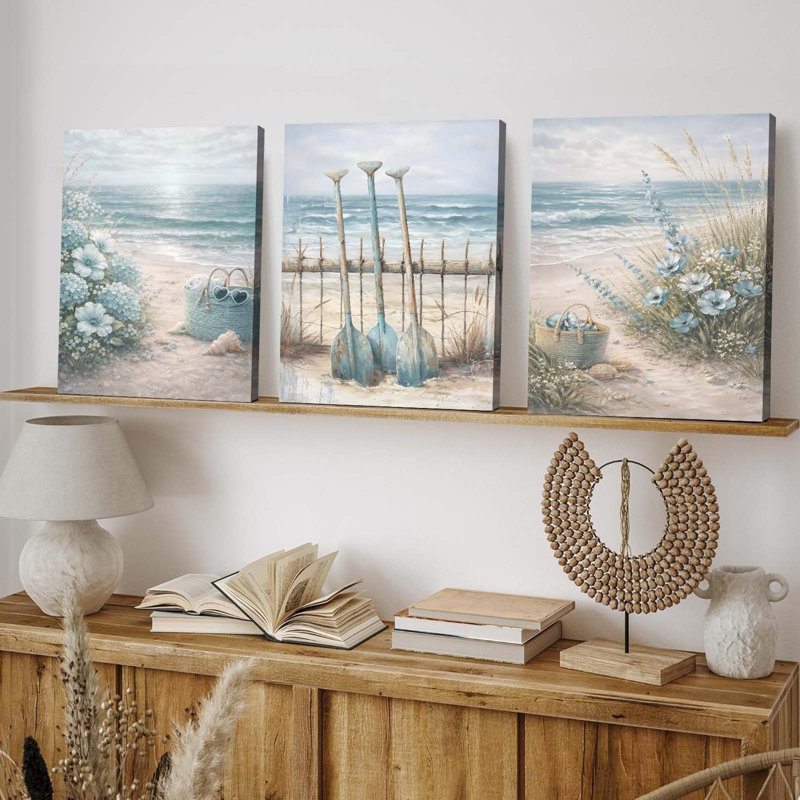 3 Piece Wrapped Canvas Wall Art
