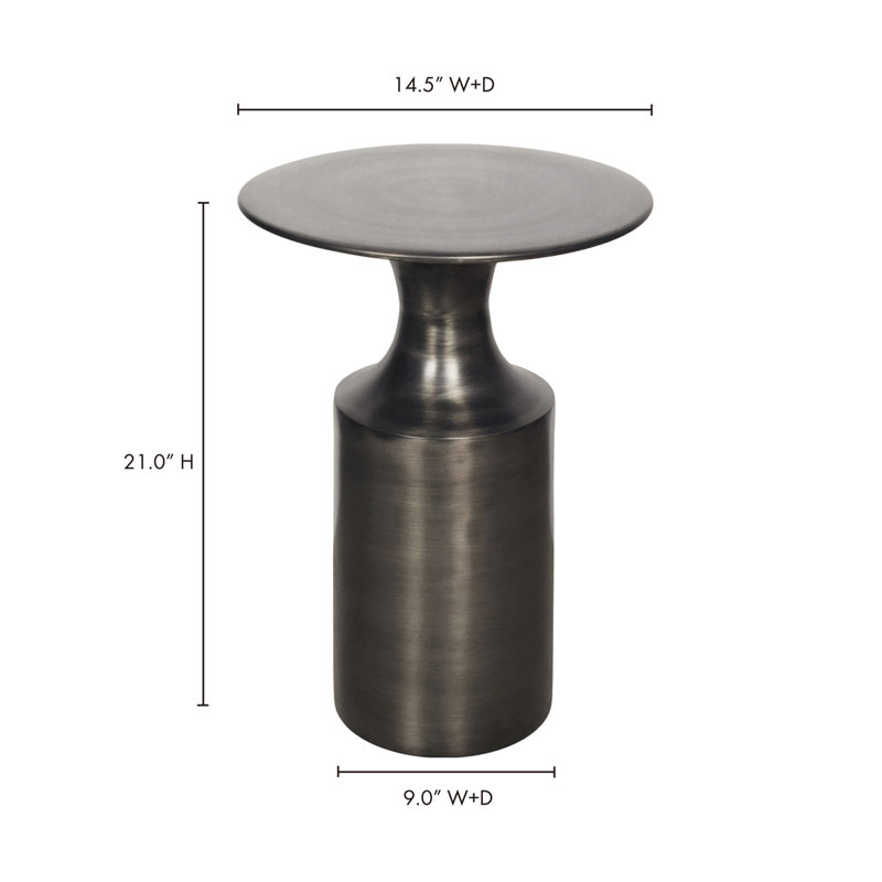 End Table, Gray