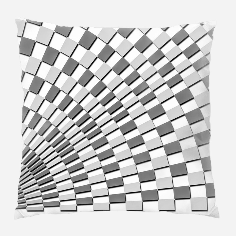 Geometric Pattern Throw Pillow