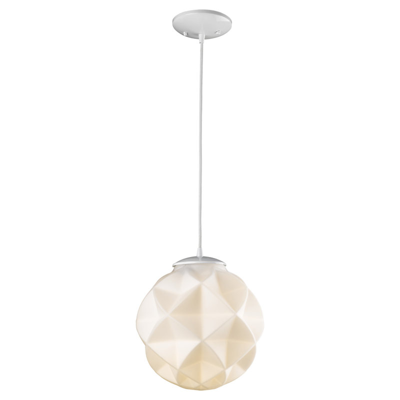 Luminaire suspendu géométrique à 1 lumière Barty