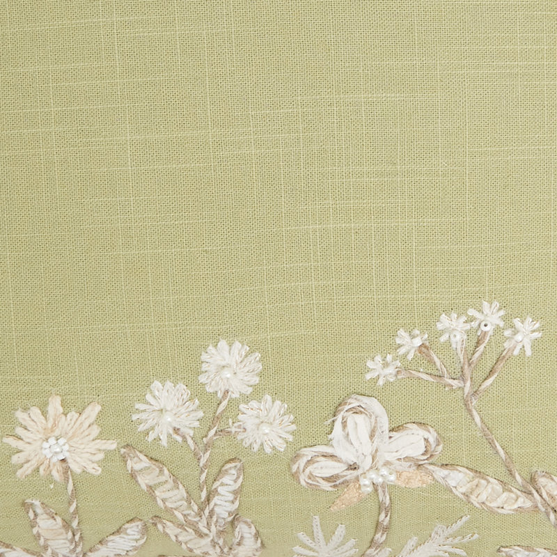 Coussin Graceful, Duvet de canard, Vert