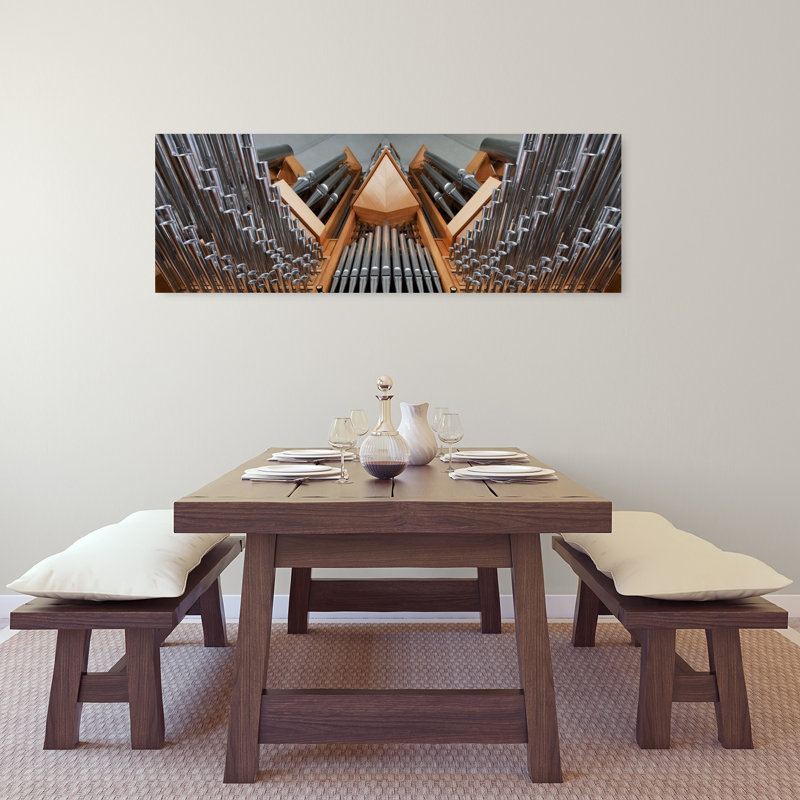 Intricate Pipe Organ by Bragi Ingibergsson - - Wrapped Canvas Panoramic Print, 121.92 cm H x 40.64 cm W