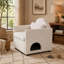 Chaise d'appoint pour animaux de compagnie avec coin caché-131248120
