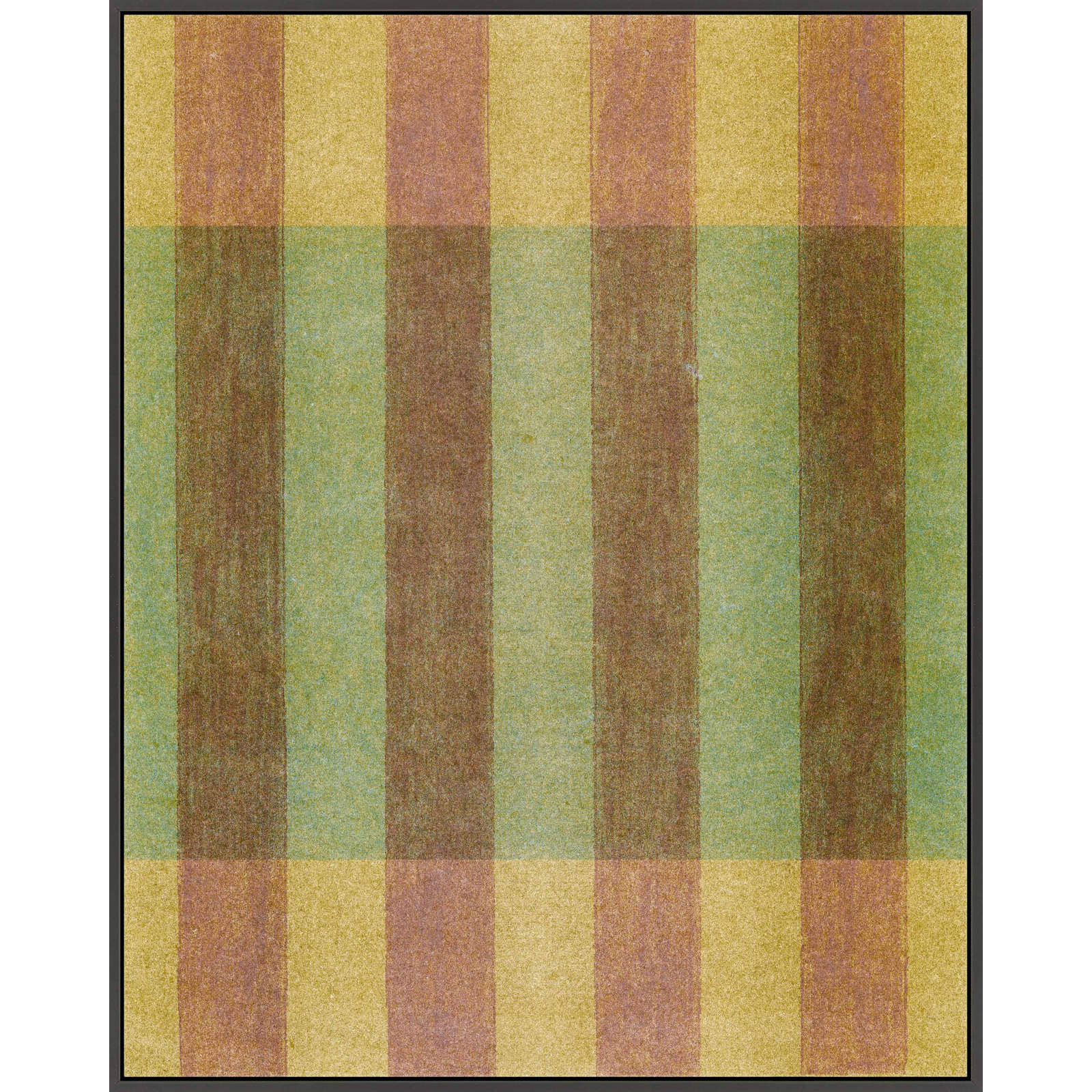 Mauve+Stripe by Mo Neuharth - Framed Wall Art, 25" H x 20" W, Framed Wrapped Canvas, Black