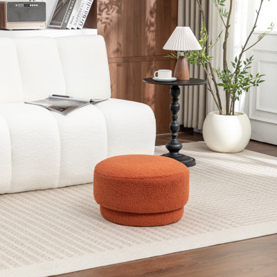 Round Upholstered Ottoman