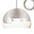 Blanc mat / argent