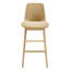 Amar Bar Stool In Fabric And Natural Ash Base - Set Of 1-952836603
