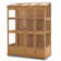 57.9" W x 28.5" D Wooden Greenhouse with Openable Roof and Lockable Door