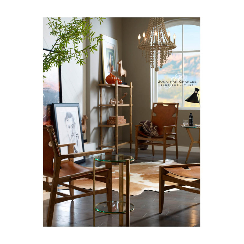 Cosmo Glass End Table