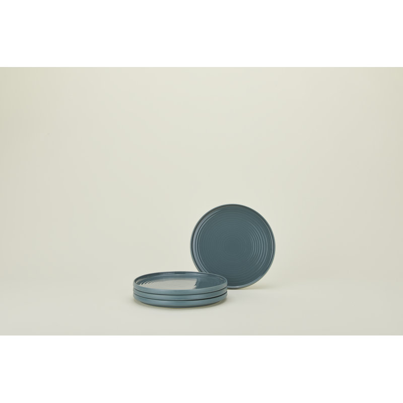 Essential Stoneware Dinner Plate, Blue