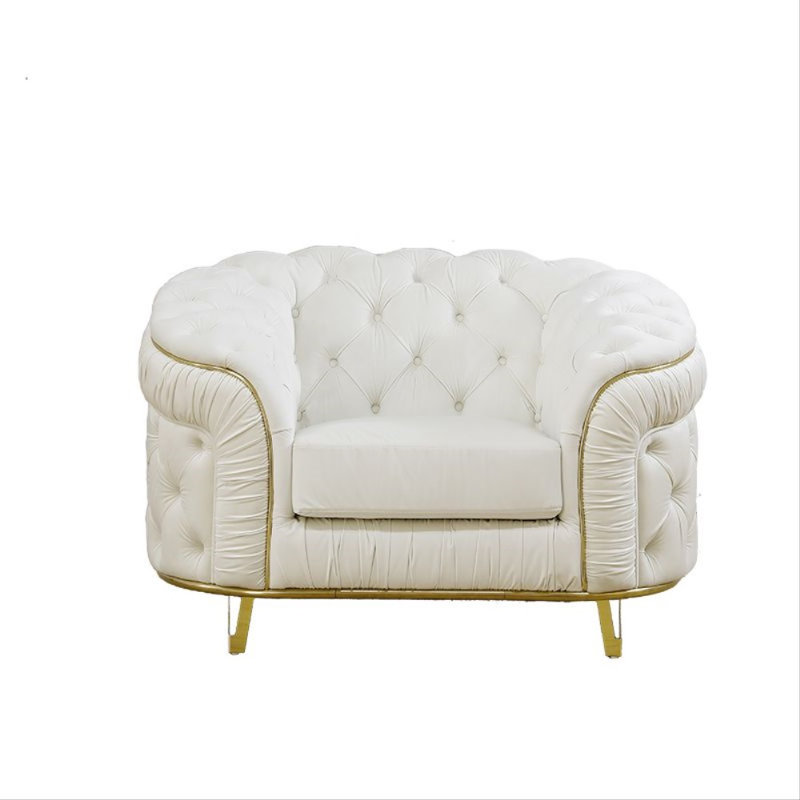 Regelinde 48 de large, Microfibre / microsuède blanc
