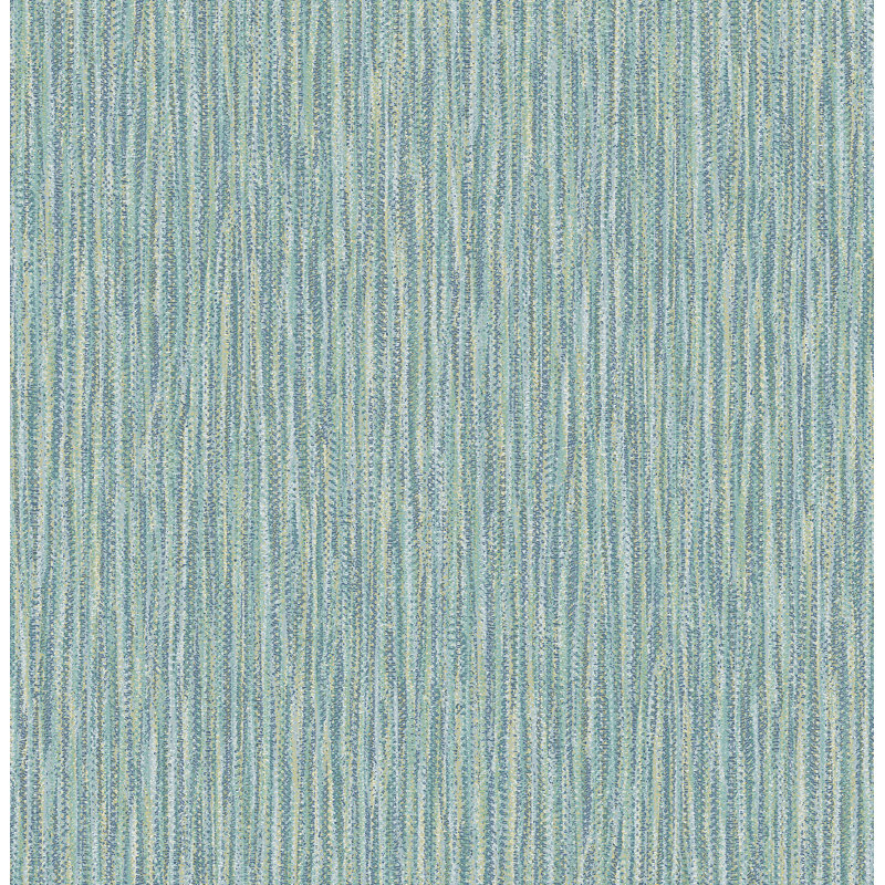 Rouleau de papier peint texturé L 33 pi x l 20,5 po Antohny, Aigue-marine, L 33 po x l 20,5 po