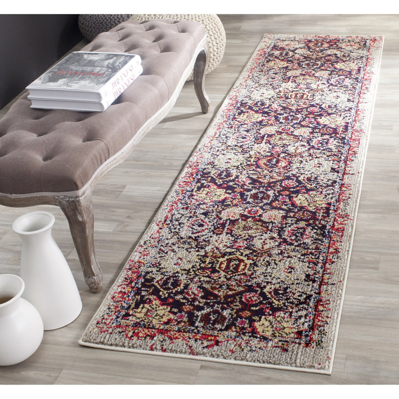 Tapis performance oriental Johanna, Tapis de couloir 2 pi 2 po x 10 pi
