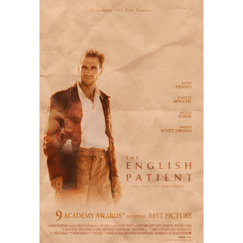 Le patient anglais, H 40 po x l 27 po