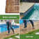 BEEFURNI - 12.1'' x 12.1'' Wood Interlocking Deck Tiles