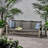 Spacious Outdoor 3 Seater In Grey With And Metal Frame For Patio, Featuring Iron Details-805950032