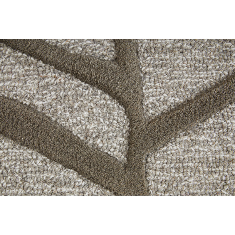 Kimball Transitional Abstract Gray Area Rug, Rectangle 5' x 8'