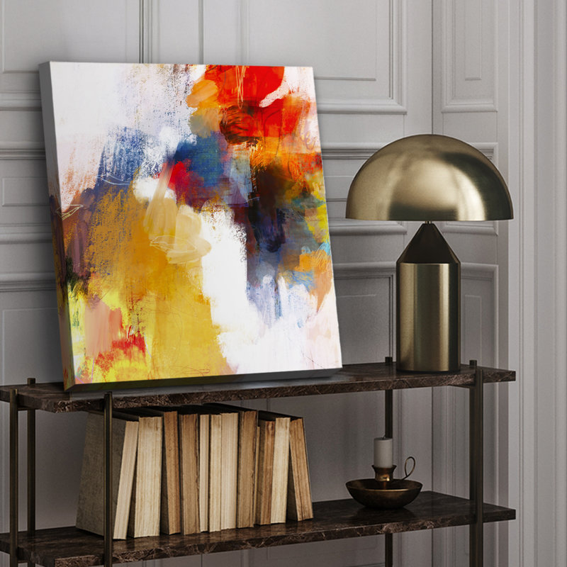 It's a Party I -Custom Wrapped Gallery Cavas, 60" H x 40" W