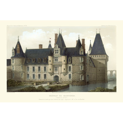 Petite French Chateaux II by Victor Petit - Wrapped Canvas Print