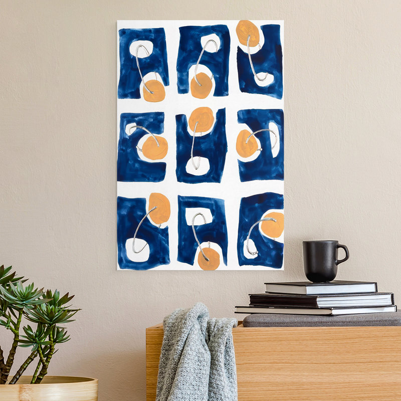 Casse-tête abstrait II - reproduction de toile seulement - non encadrée, H 36 po x l 24 po