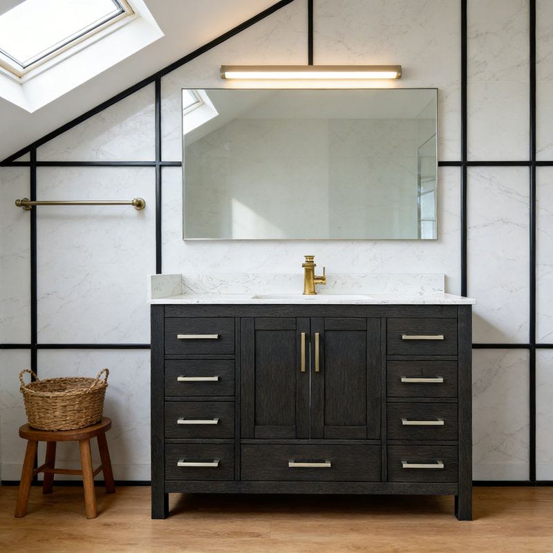 48" Bathroom Vanity with Storage