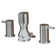 Serin Widespread Vertical Bidet Faucet