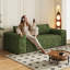 Canapé 78,8 po 3 pièces, tissu velours côtelé-1563935445-1563935444