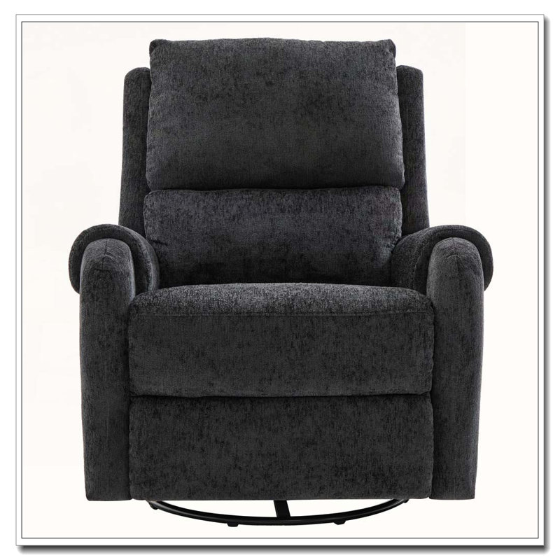 Manual Recliner Massage Recliner Chair, Black