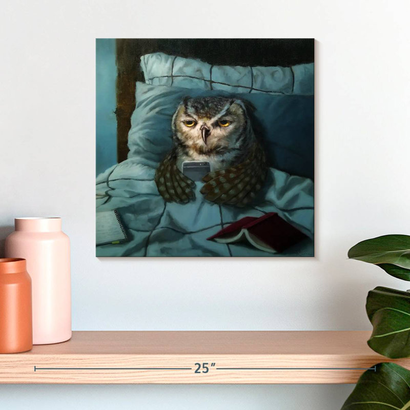 Ketti Bedroom Night Owl, 16" H x 16" W