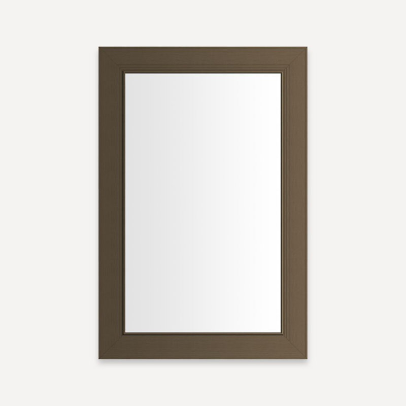 Miroir de salle de bain Main Line, 30 po x 20 po, Bronze brossé