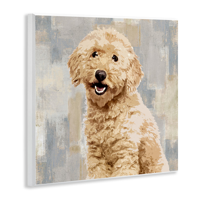 «Sourire Labradoodle Dog» par Keri Rodgers - impression d'art graphique