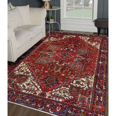 Khylar Heriz Blyth Red Rug