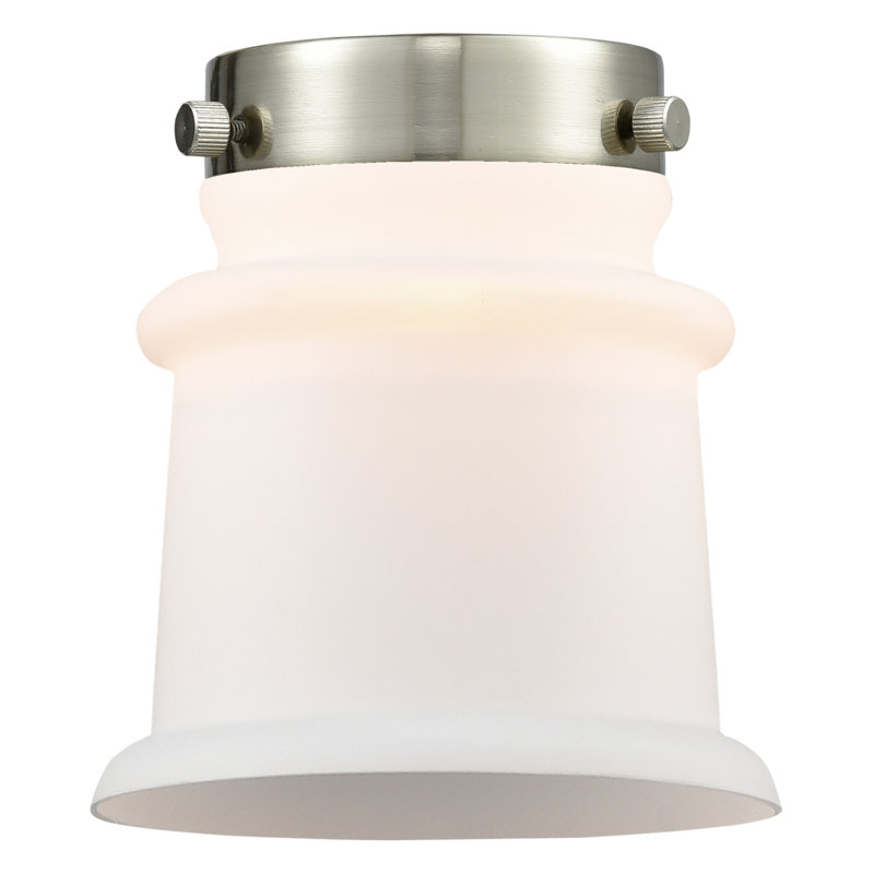 Franklin Restoration - Alvi - Mini-luminaire suspendu à 1 lumière - Interrupteur marche / arrêt - Ampoule DEL, Laiton brossé