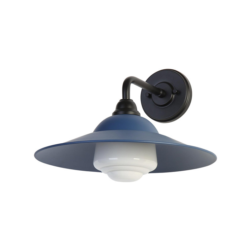 Alsawwan 15" Wall Sconce - Outdoor, Matte Blue