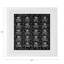 Petites serviettes de table en satin de coton Crossbones