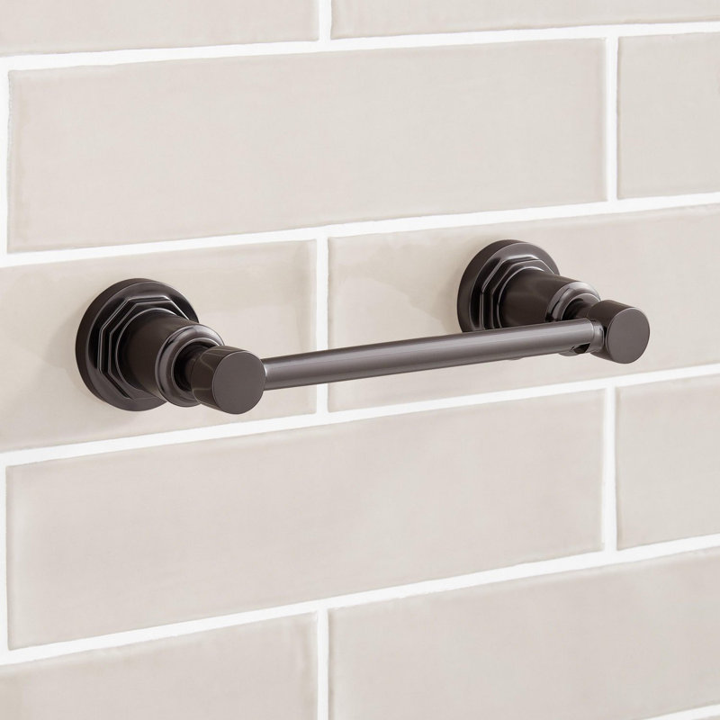 Greyfield Toilet Paper Holder, Aged Brass