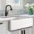 Single Bowl Fireclay Kitchen Sink-89198603-89198604
