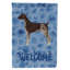 Caniche en polyester à 2 côtés 40 x 28 po standard welcome drapeau maison-957493008