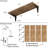 Esah 4 Piece Solid Wood Bracket Shelf