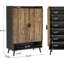 Range-chaussures avec tablettes réglables et portes-1273866401