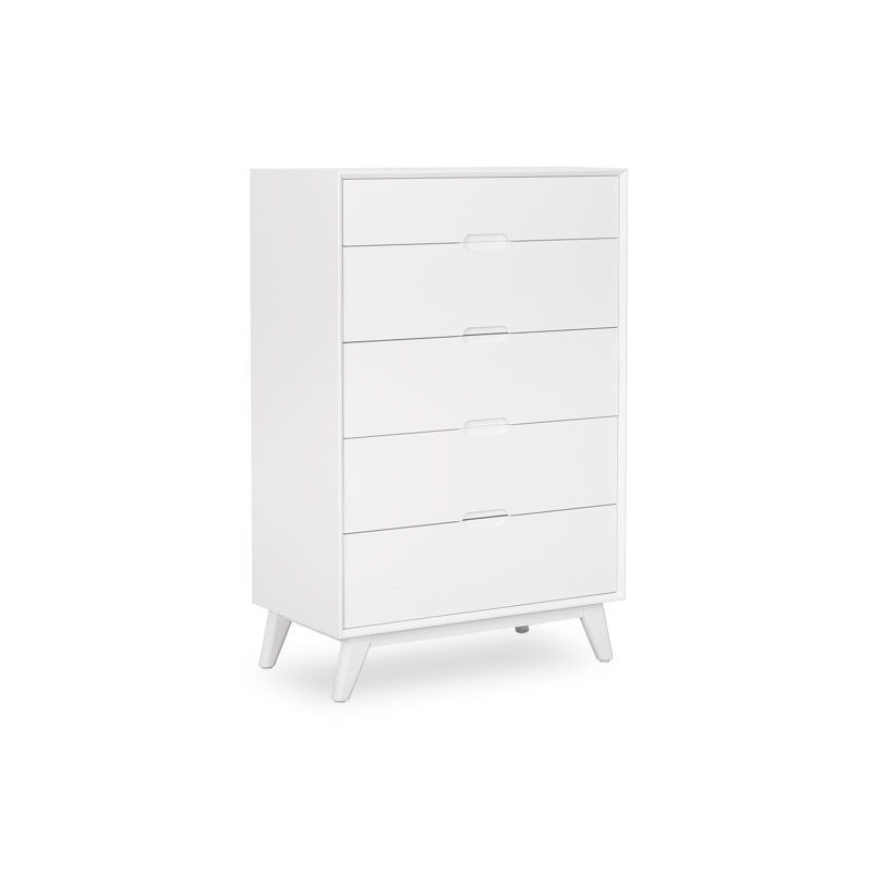 Galina 32.25'' W 5 - Drawer Dresser, White