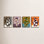 Vases 4-Piece Print Set by Marco Marella