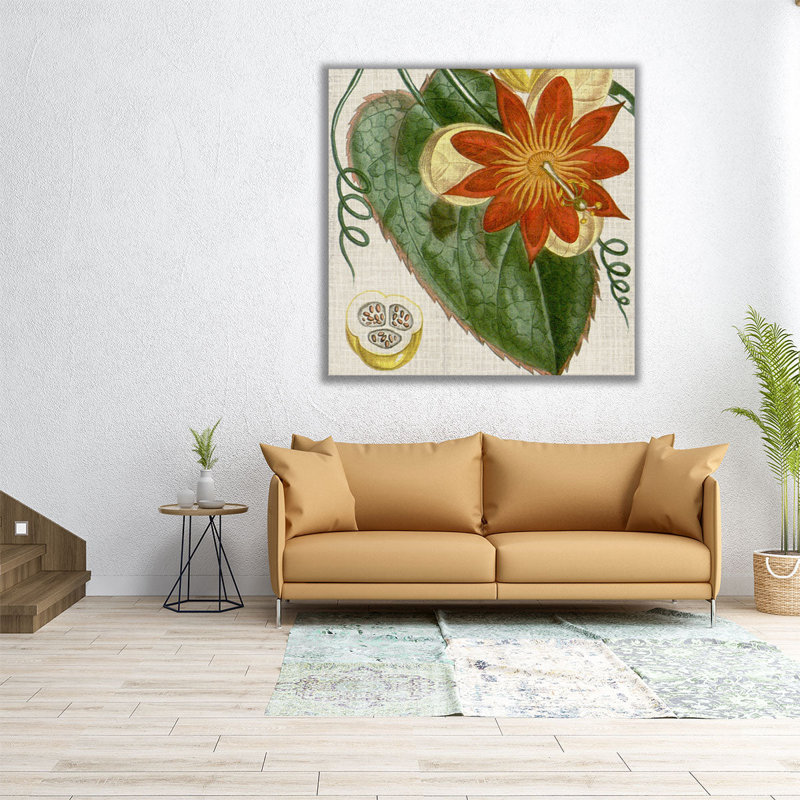 «Crroped Turpin Tropicals I», reproduction d'art sur toile, H 12 po x l 12 po