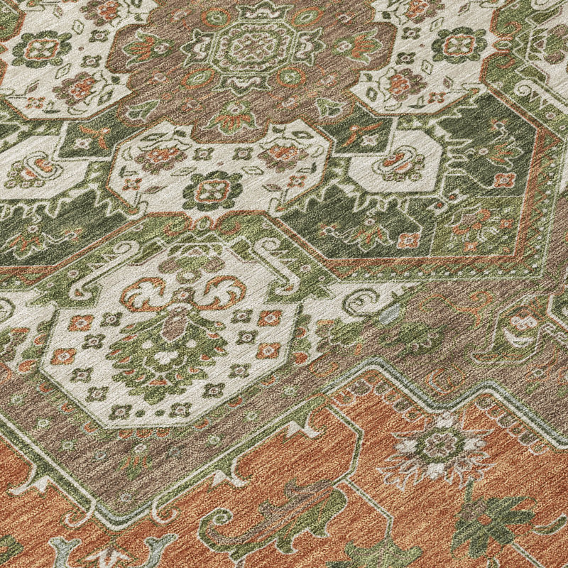 Tapis intérieur / extérieur lavable Bellaya , 10 pi x 14 pi