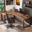 Bureau d'écriture en L en bois massif brun noisette-118354604-118354607-118354606