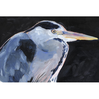 Great Heron I by Jennifer Paxton Parker - Painting on Canvas
