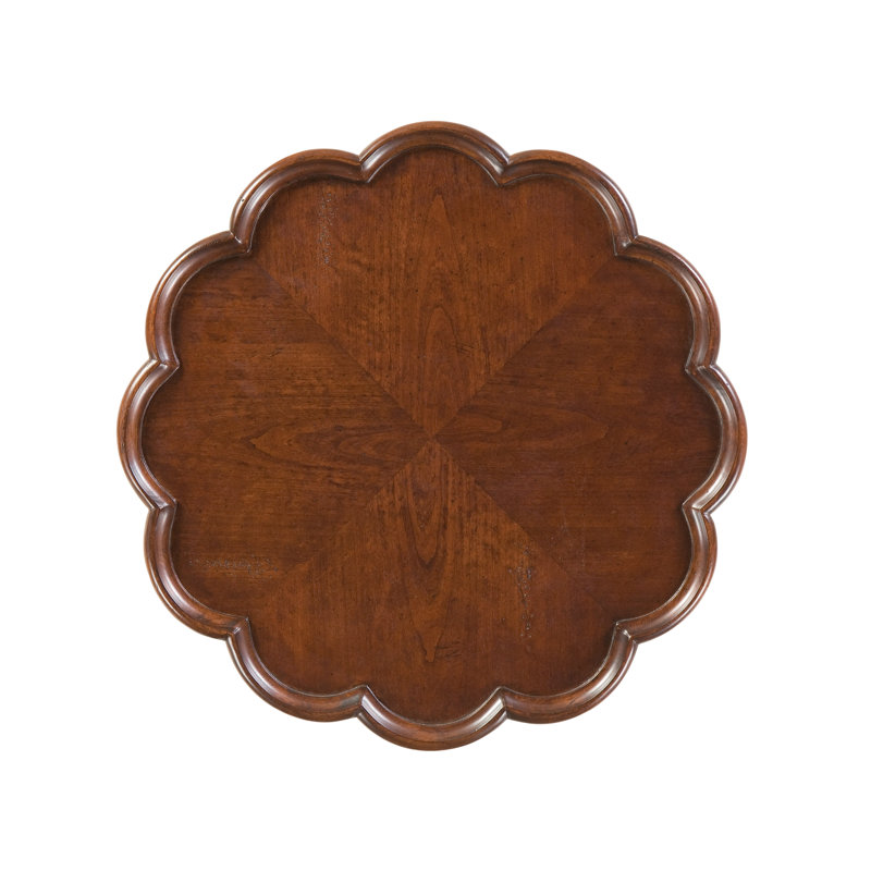 Dansby Pedestal Side Table, Vintage Oak