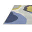 Tapis bleu / jaune en polyester tissé à la machine Lucrece-1510327248